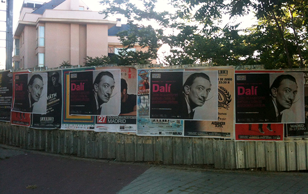 Carteles en calle